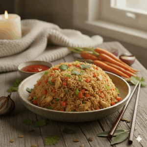 Fried Rice (Without Green Peas)