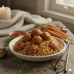 Manchurian Fried-rice