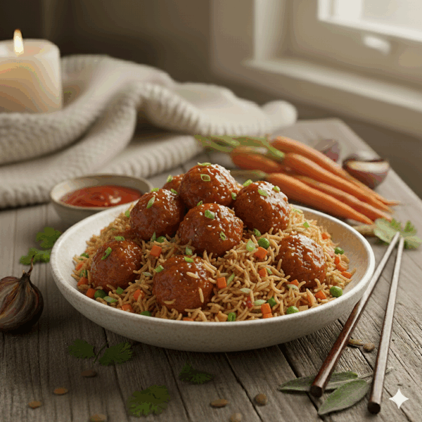 Manchurian Fried-rice